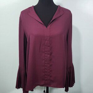 London Times Purple Flare Sleeve Blouse Large
Lot I